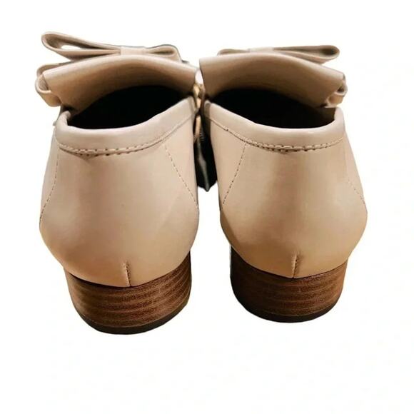 Pour La Victoire Tegan Loafer In Parchment Leather Sz 6 - Picture 5 of 13